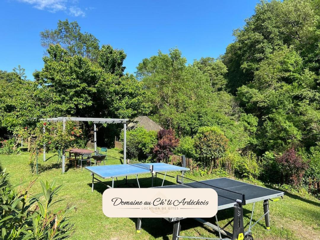 Gite De Groupe - Domaine Au Ch'Ti Ardechois Rochessauve Exterior photo